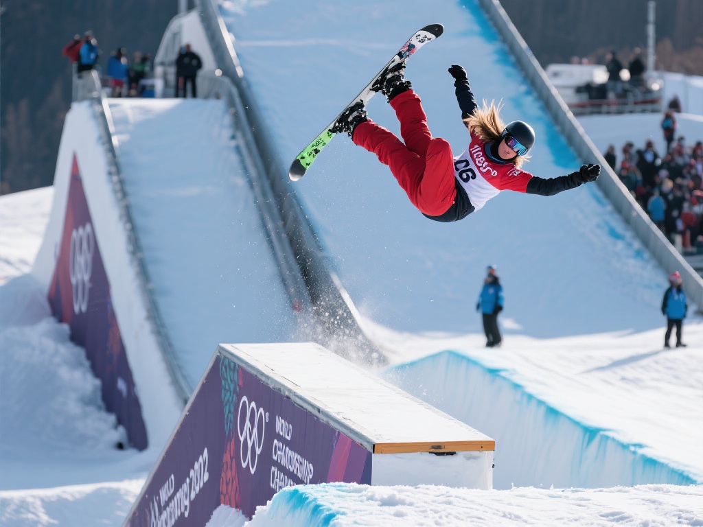 全球自由式滑雪盛事:女子大跳台终极对决 自由式滑雪大跳台项目以其高难度的空中动作
