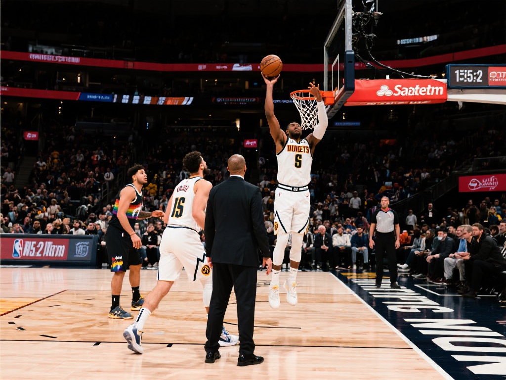 新手教练力挽狂澜,掘金强势挺进下一轮 比赛当天,球场上的气氛紧张到几乎令人窒息